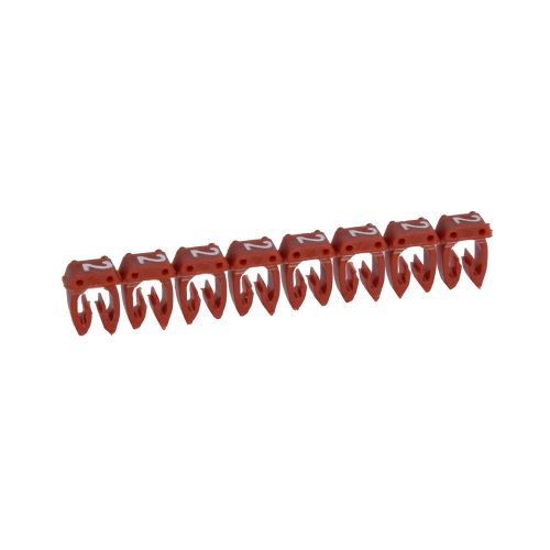 Marcadores para cabos de 1,5 mm2 a 2,5 mm2  CAB 3 -  2 Vermelho