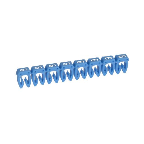 Marcadores para cabos de 4 mm2 a 6 mm2  CAB 3 -  6 Azul